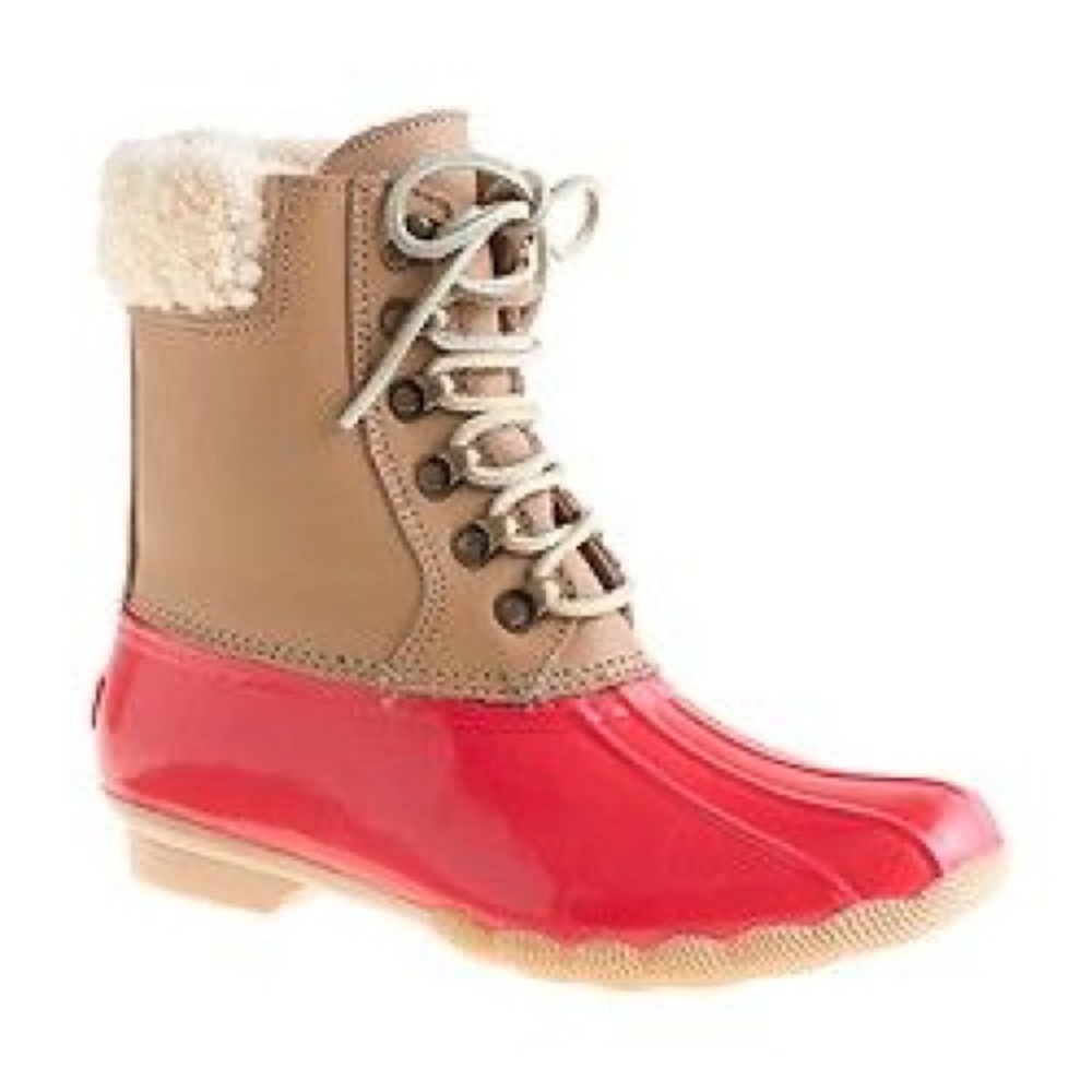Sperry Top-Sider for J. Crew Shearling Duck Boots
